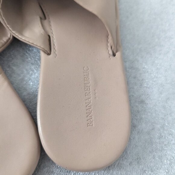 Banana Republic Crossover Slides Size 7 Blush Color Summer - Picture 3 of 5